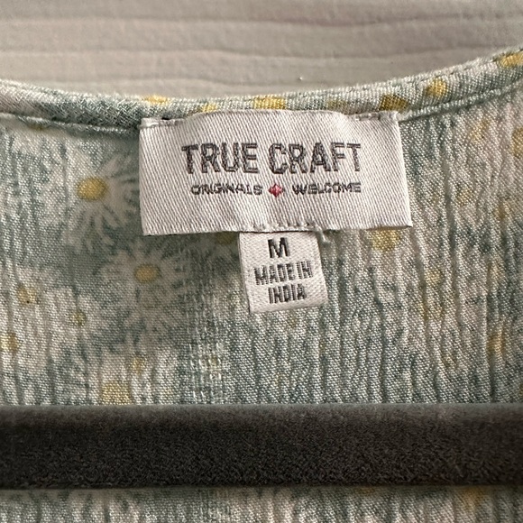True Craft flower print dress medium - Picture 3 of 6